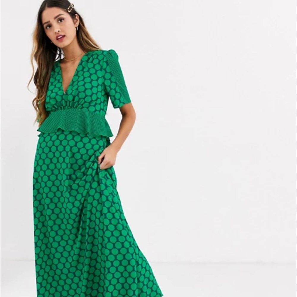 Twisted Wunder Green Maxi Dress
